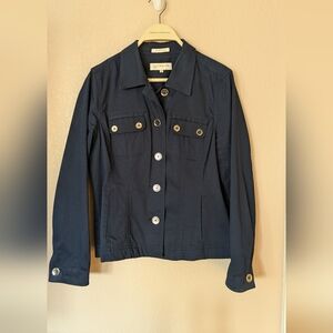 Jones New York Dark Blue Jean Jacket